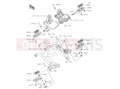 KAWASAKI 2017 Footrests