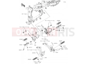 KAWASAKI 2017 Footrests
