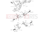 KAWASAKI 2017 Footrests