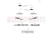 KAWASAKI J300 (SC300CJFA) Decals(Black/Gray)
