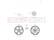 KAWASAKI 2018 Decals(Gray)