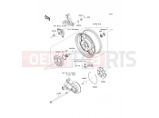 KAWASAKI 2010 Rear Hub