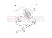 KAWASAKI 2010 Rear Hub