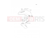 KAWASAKI 2010 Decals(L.Green)