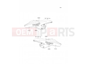 KAWASAKI 2010 Decals(Black)