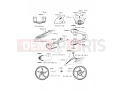 KAWASAKI 2010 Decals(F.Ebony)