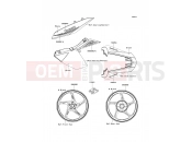 KAWASAKI 2010 Decals(Green)