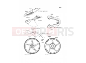 KAWASAKI 2010 Decals(Green)