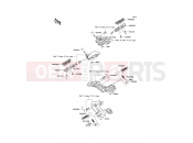 KAWASAKI 2011 Footrests