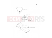 KAWASAKI ER-6f (EX650CBF) Decals(C.L.Green)(White)