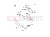 KAWASAKI ER-6f (EX650CBF) Cowling Lowers