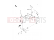 KAWASAKI 2011 Brake Pedal