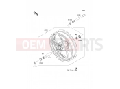 KAWASAKI VERSYS (KLE650CBF) Front Hub