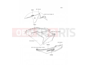 KAWASAKI 2011 Decals(M.S.Black)