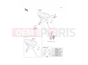 KAWASAKI VERSYS ABS (KLE650DCF) Front Fender(s)