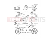 KAWASAKI 2012 Decals(F.Ebony)
