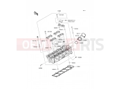 KAWASAKI Z1000SX (ZX1000GCF) Cylinder Head