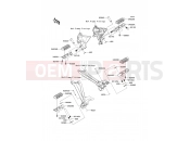KAWASAKI Z1000SX (ZX1000GCF) Footrests
