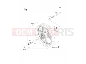 KAWASAKI Z1000SX (ZX1000GCF) Front Hub