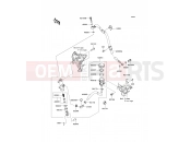 KAWASAKI Z1000SX (ZX1000GCF) Rear Master Cylinder