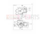 KAWASAKI W800 (EJ800ADF) Crankcase Bolt Pattern