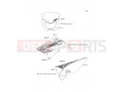 KAWASAKI 2014 Decals(White)