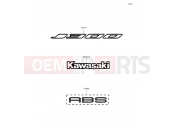 KAWASAKI 2014 Decals(Black)