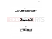KAWASAKI 2014 Decals(Silver)