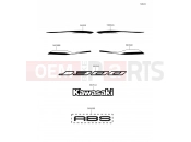 KAWASAKI 2014 Decals(Green/Black)