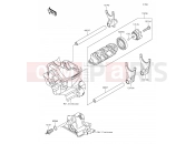 KAWASAKI Ninja 1000 ABS (ZX1000MEF) Gear Change Drum/Shift Fork(s)