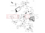 KAWASAKI Ninja 1000 ABS (ZX1000MEF) Water Pipe