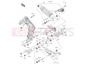 KAWASAKI Ninja 1000 ABS (ZX1000MEF) Suspension/Shock Absorber