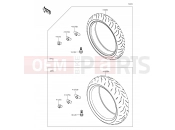 KAWASAKI Ninja 1000 ABS (ZX1000MEF) Tires