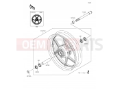 KAWASAKI Ninja 1000 ABS (ZX1000MEF) Front Hub