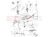 KAWASAKI Ninja 1000 ABS (ZX1000MEF) Ignition Switch