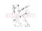 KAWASAKI NINJA ZX-6R (ZX600REF) Starter Motor