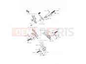 KAWASAKI NINJA ZX-6R (ZX600REF) Footrests