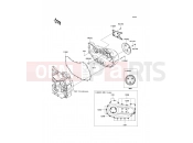 KAWASAKI 2014 Right Engine Cover(s)