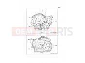 KAWASAKI 2014 Crankcase Bolt Pattern