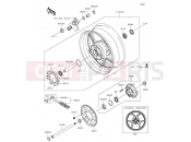 KAWASAKI 2014 Rear Hub