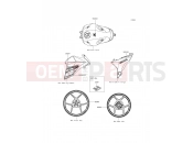 KAWASAKI 2014 Decals(Black)