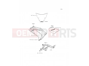 KAWASAKI 2015 Decals(White)