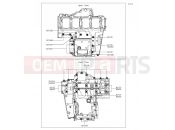 KAWASAKI 2015 Crankcase Bolt Pattern