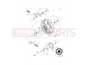 KAWASAKI 2015 Rear Hub