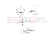 KAWASAKI 2015 Decals(White)