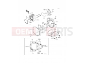 KAWASAKI W800 (EJ800AFFA) Right Engine Cover(s)
