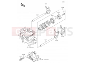 KAWASAKI 2015 Gear Change Drum/Shift Fork(s)
