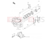 KAWASAKI 2015 Gear Change Drum/Shift Fork(s)