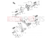 KAWASAKI 2015 Footrests