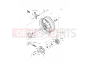KAWASAKI 2015 Rear Hub